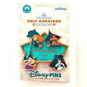 2026 runDisney Princess Half Marathon Weekend JUMBO Pin 5K 10K 13.1 19.3 NWT
